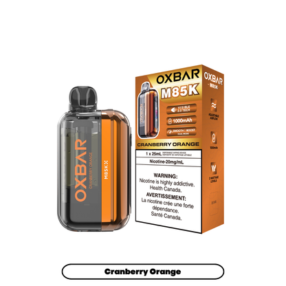 OXBAR M85K Puff Rechargeable Disposable Vape 25mL