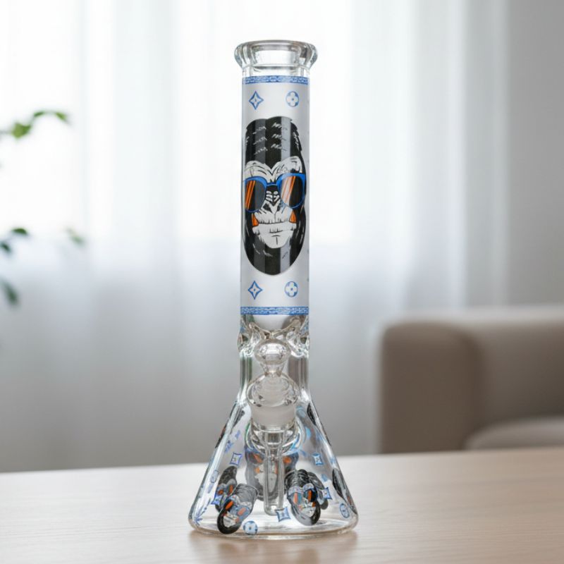 Xtreme 14″ Luxury Pattern 7mm Beaker Bong