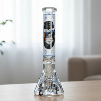Xtreme 14″ Luxury Pattern 7mm Beaker Bong