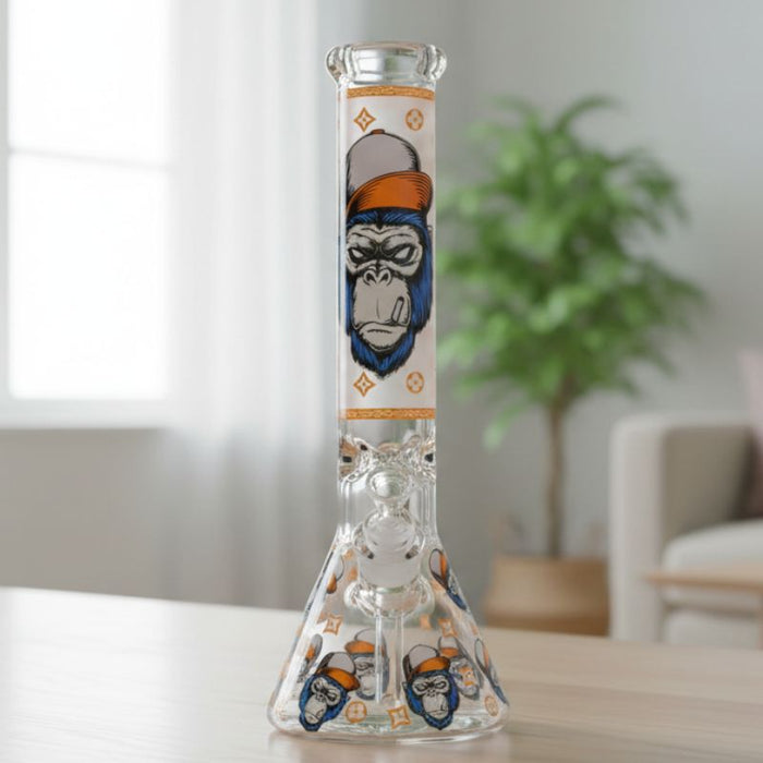 Xtreme 14″ Luxury Pattern 7mm Beaker Bong