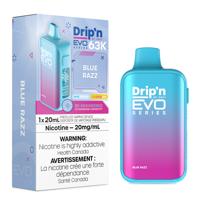 ENVI Drip'n EVO 63K Disposable Vape 20mL | Canada Vapes ENVI Drip'n EVO 63K Disposable Vape 20mL | Canada Vapes