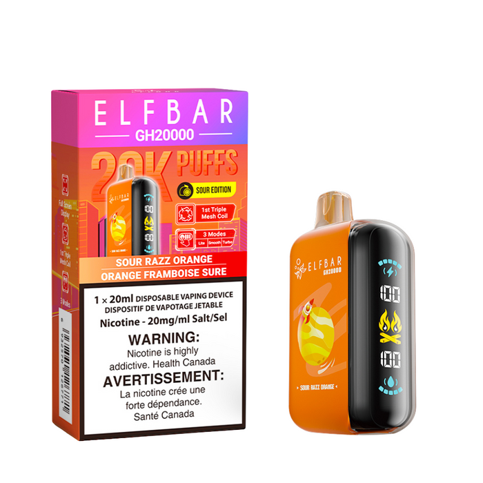 ELF Bar GH20000 Puff Vape jetable Canvape.com ELF Bar GH20000 Puff Vape jetable Canvape.com
