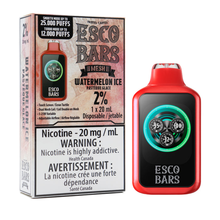 Esco Bars Disposable Vape 20mL | Online Vape Shop Canada Esco Bars Disposable Vape 20mL | Online Vape Shop Canada