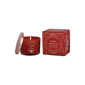 Goloka - Manifestations Fast Luck Green Jade Candle - 9oz
