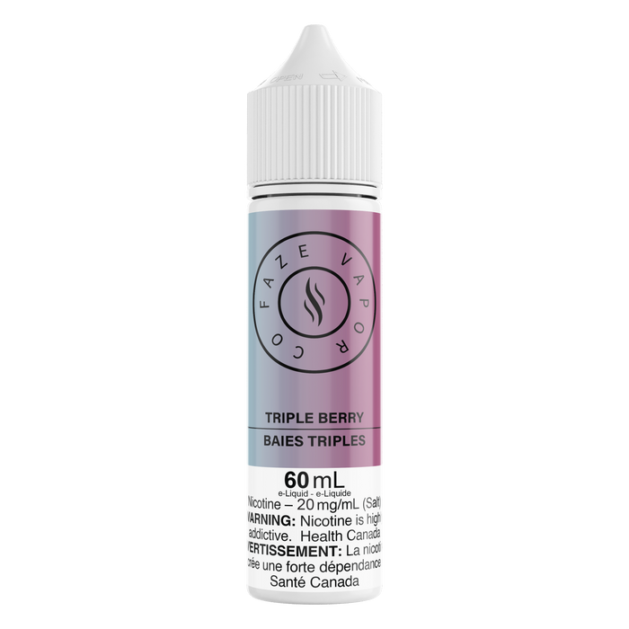 Faze Vapor Co 60mL Salts - Triple Berry