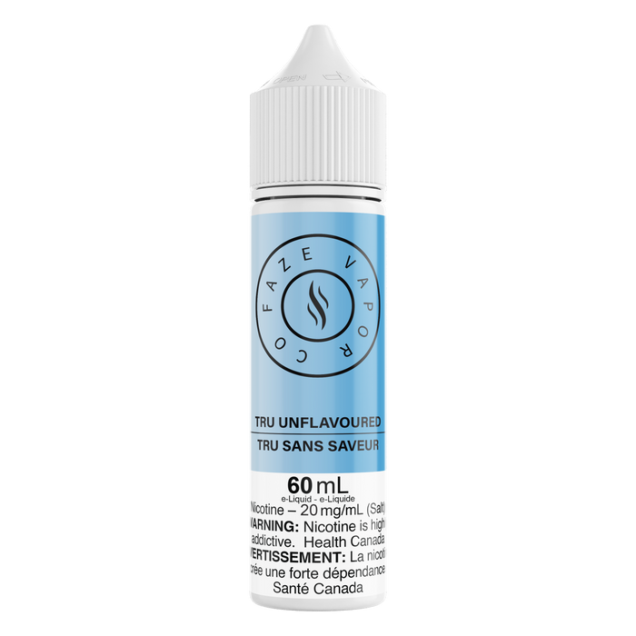 Faze Vapor Co 60mL Salts - Tru Unflavoured