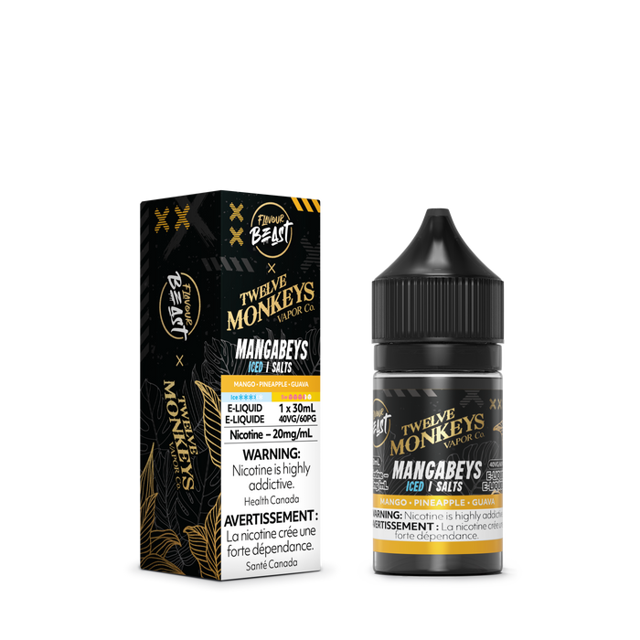 Flavour Beast x Twelve Monkeys E-Liquid - Mangabeys Iced