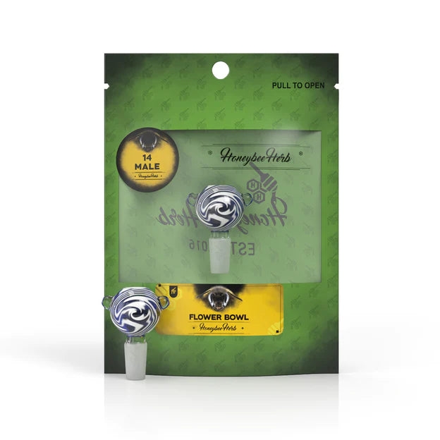 Herbe aux abeilles - Bol à fleurs en verre FB-10