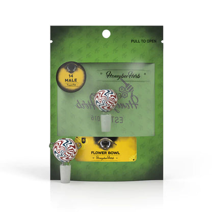 Herbe aux abeilles - Bol à fleurs en verre FB-10