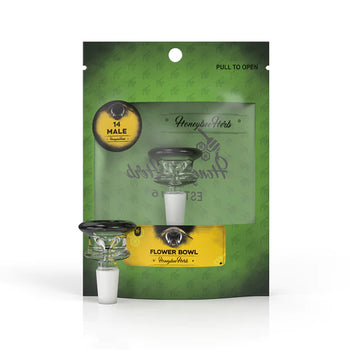 Herbe aux abeilles - Bol à fleurs en verre FB-3