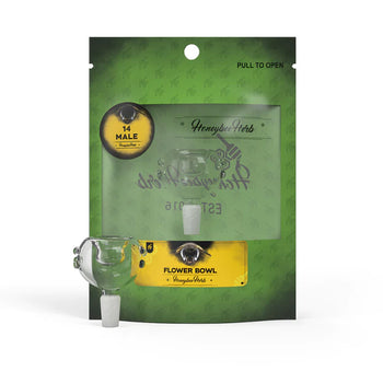 Herbe aux abeilles - Bol à fleurs en verre FB-6