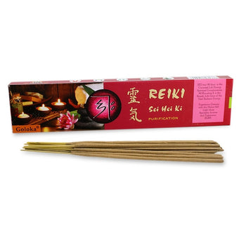 Goloka – Reiki Sei Hei Ki (Purification) 9″ Incense Sticks (15g)