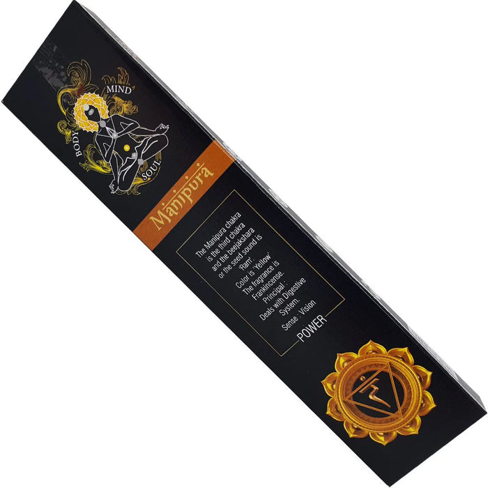 Goloka Chakra - Manipura (Power) Incense Sticks 15g