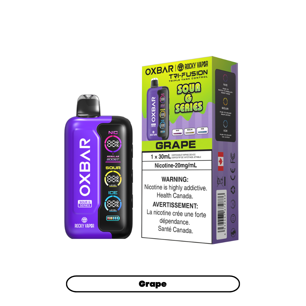 OXBAR X Rocky Vapor Tri Fusion Disposable Vape 30mL