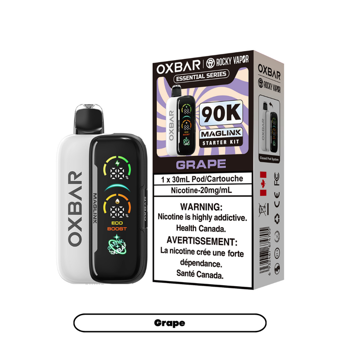 OXBAR Maglink 90K Starter Kit 30mL Canvape.com OXBAR Maglink 90K Starter Kit 30mL Canvape.com