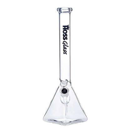 Hoss Glass - 18" 7mm Pyramid Base Beaker