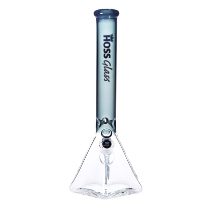 Hoss Glass - 18" 7mm Half Coloured Pyramid Beaker