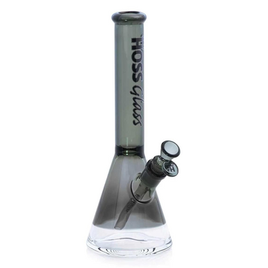 Hoss Glass - 12" 38mm Diameter Coloured Beaker w/ Window Base