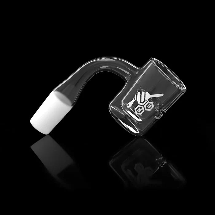 Honeybee Herb - 14mm 90 Degree Honey Chamber Quartz Banger - Male