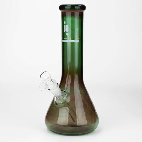 Bang à eau en verre à tube vert Infyniti 12"