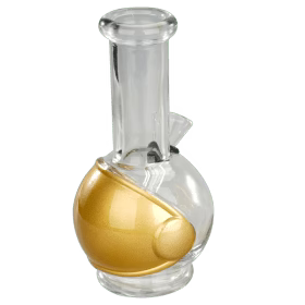 6" Round Base Mini Glass Bong