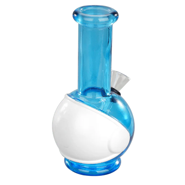 6" Round Base Mini Glass Bong