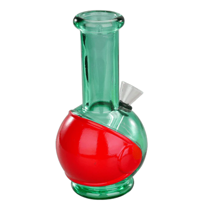 6" Round Base Mini Glass Bong
