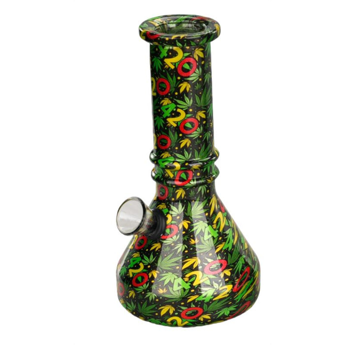 6” Kush 420 Vivid Vault Beaker Bong