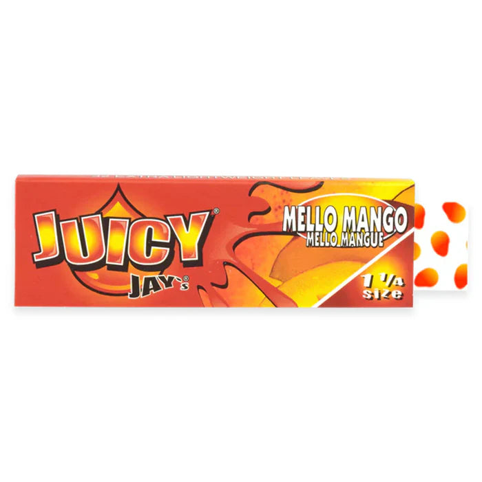 Juicy Jay's - 1.25" Rolling Papers - Mello Mango