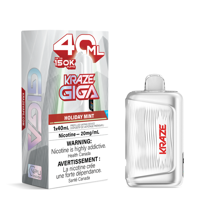 Kraze Giga Rechargeable Disposable Vape 40mL