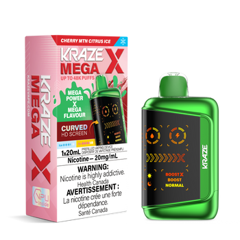 Kraze Mega X Rechargeable Disposable Vape 20mL