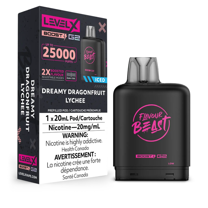 Flavour Beast Level X Boost Replacement Pod Canvape.com Flavour Beast Level X Boost Replacement Pod Canvape.com