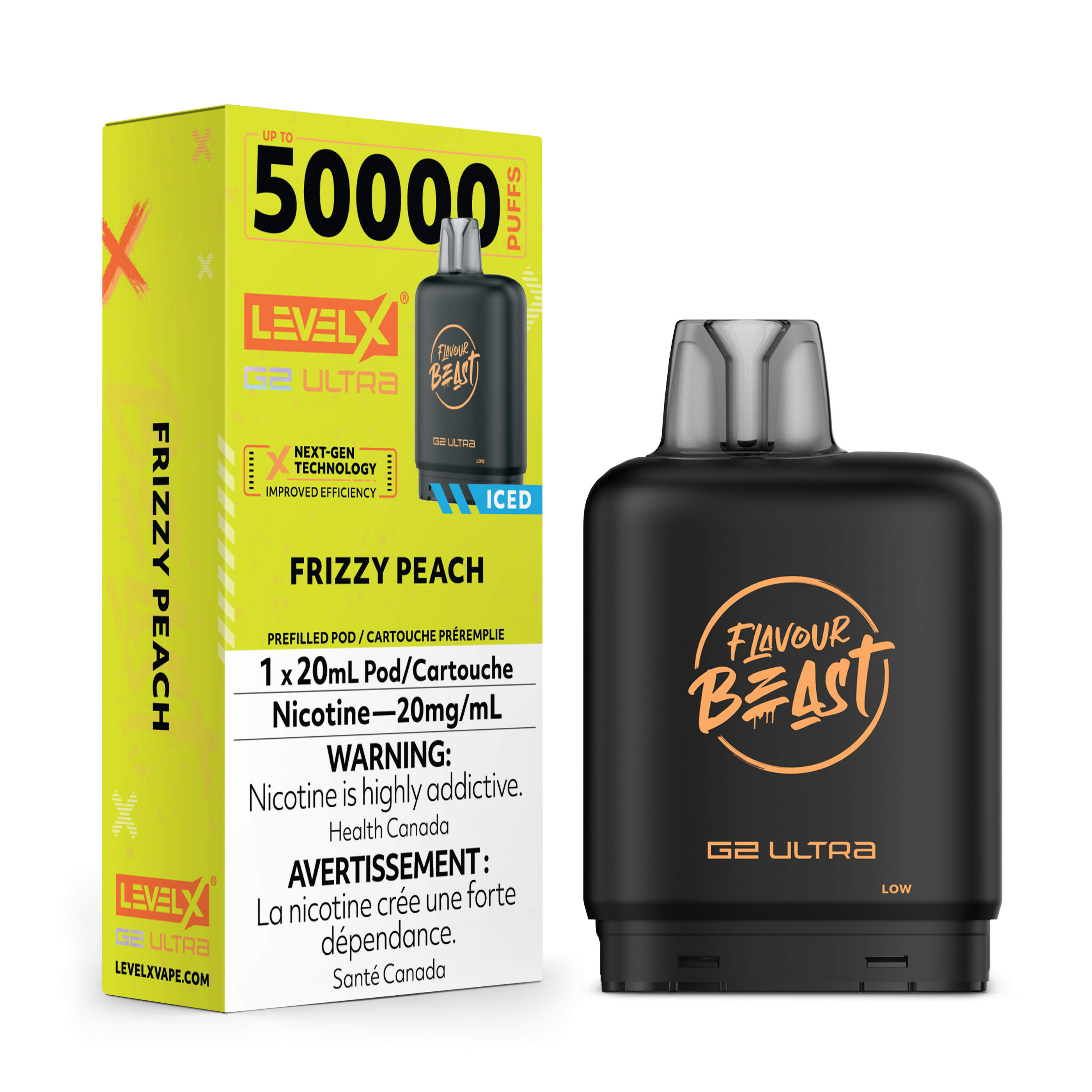 LVL X G2 Ultra 50K - Frizzy Peach