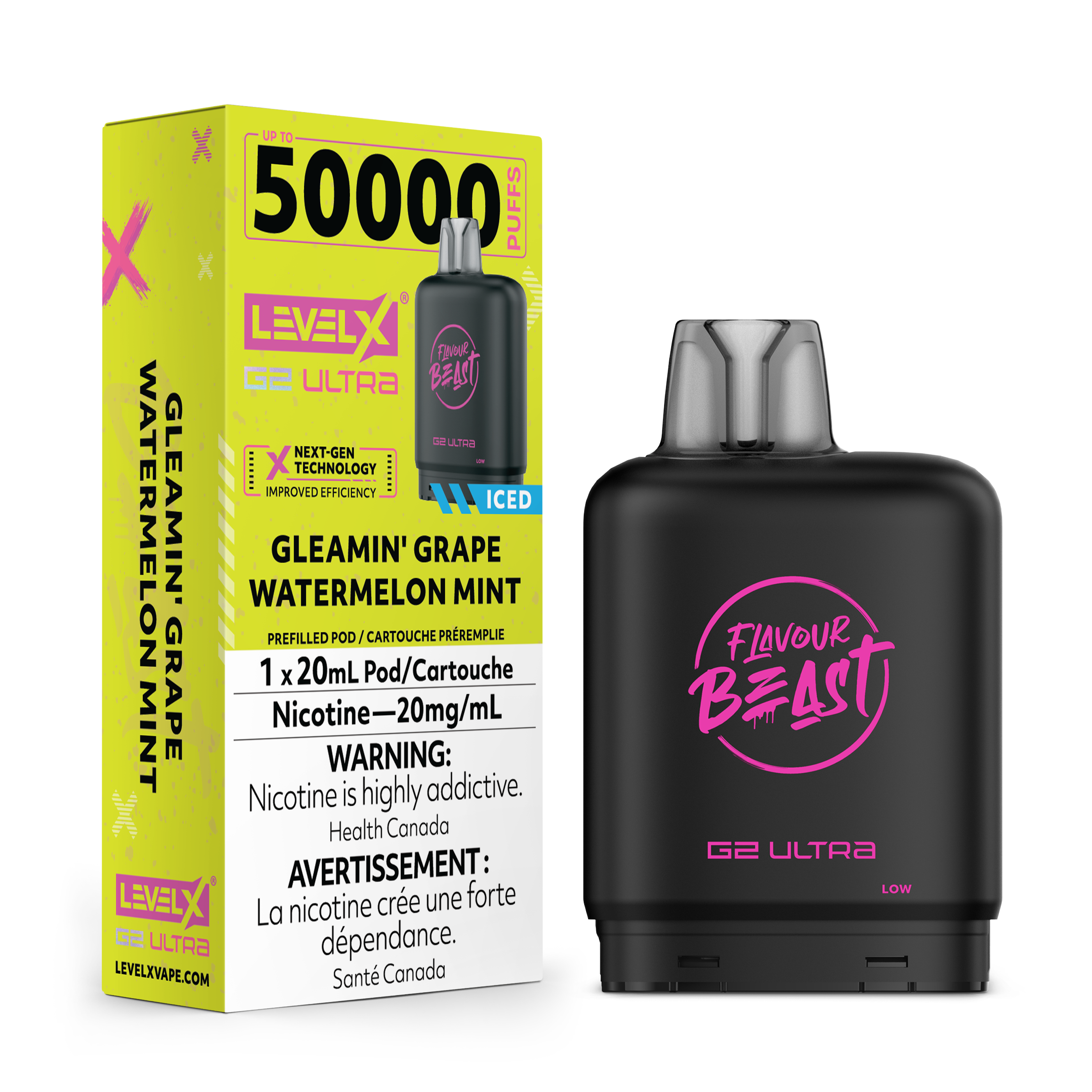 LVL X G2 Ultra 50K - Gleamin' Grape Watermelon Mint