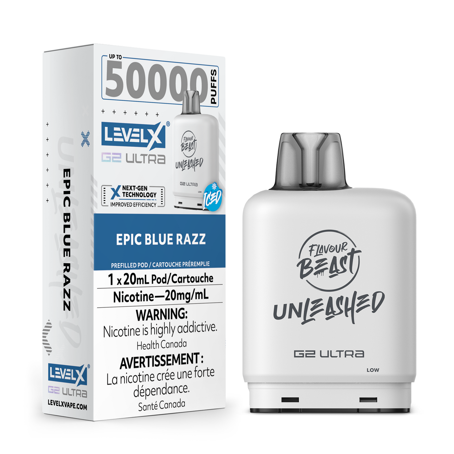 Flavour Beast Unleashed Level X G2 Ultra Replacement Pod 20mL