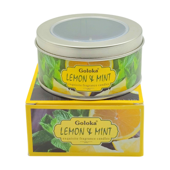 Goloka - Lemon & Mint Candle - 2.4oz