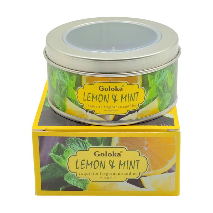 Goloka - Lemon & Mint Candle - 2.4oz