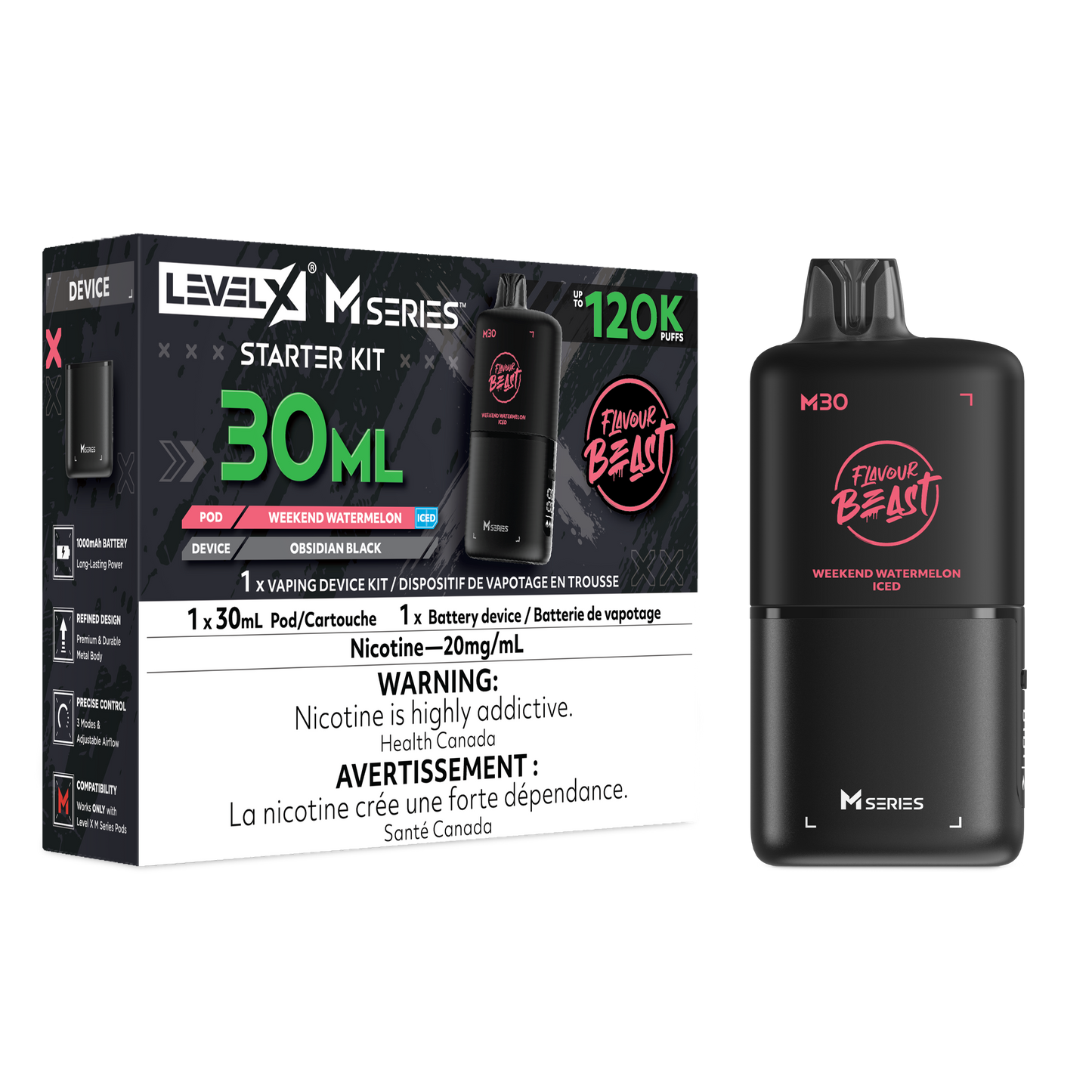 Flavour Beast Level X M Series Starter Kit 30mL