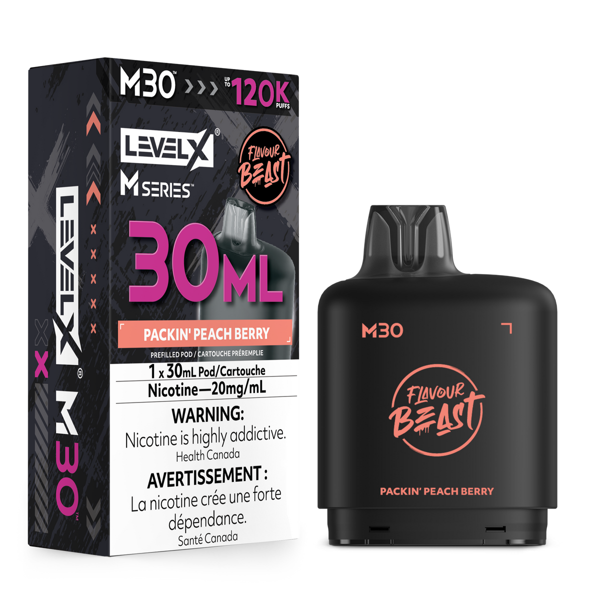 Flavour Beast Level X M Series Replacement Pod 30mL