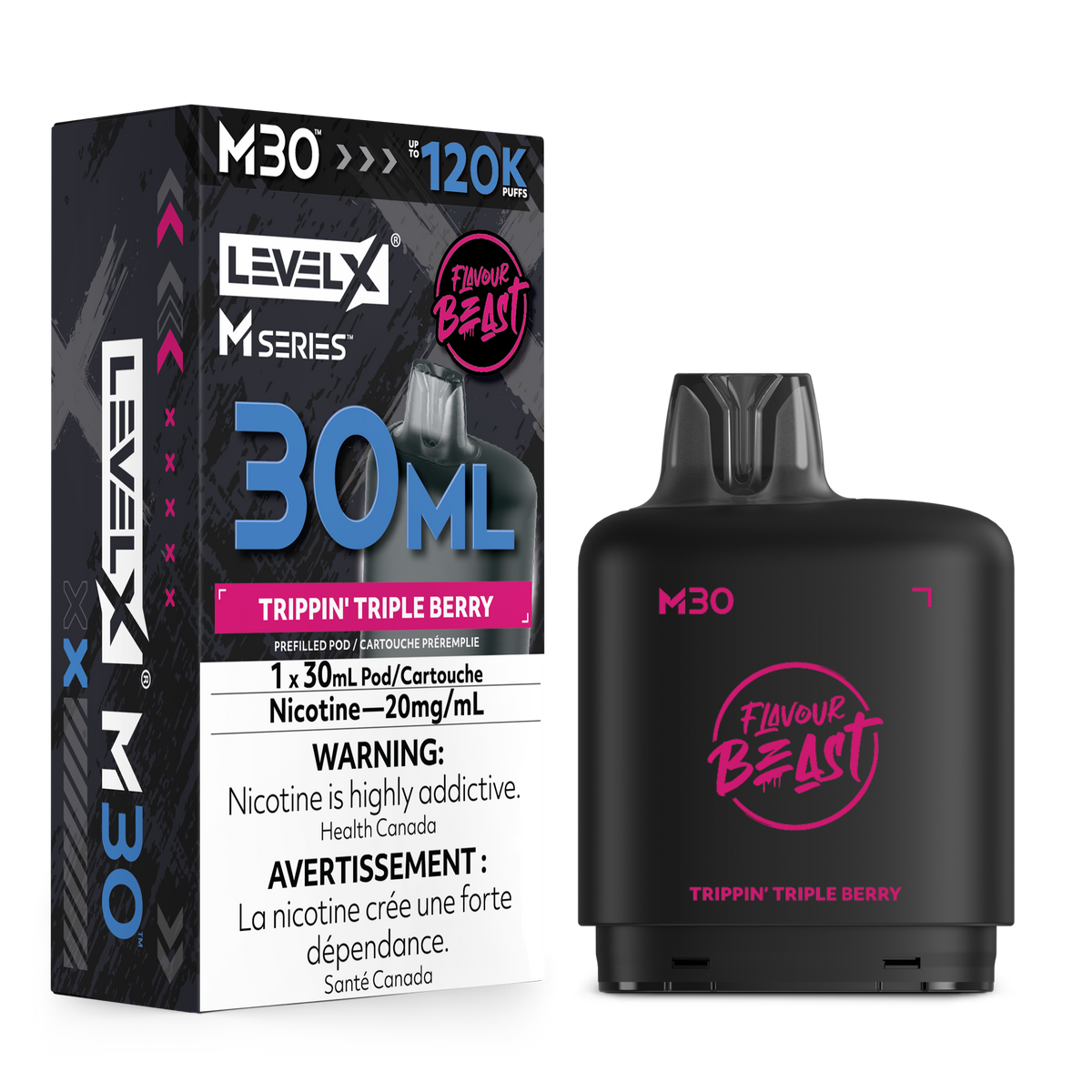 Flavour Beast Level X M Series Replacement Pod 30mL