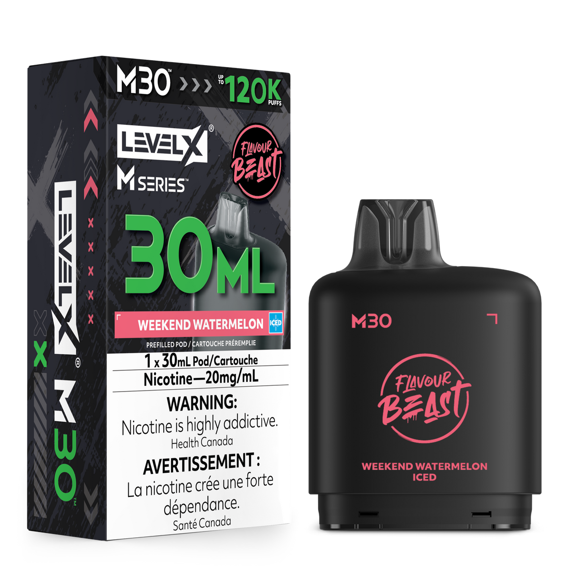 Flavour Beast Level X M Series Replacement Pod 30mL