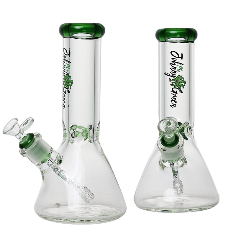 Johnny Green - 10″ 9mm Beaker w/ Elephant Joint and Grid Percolator Slide