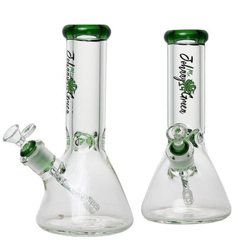 Johnny Green - 10″ 9mm Beaker w/ Elephant Joint and Grid Percolator Slide