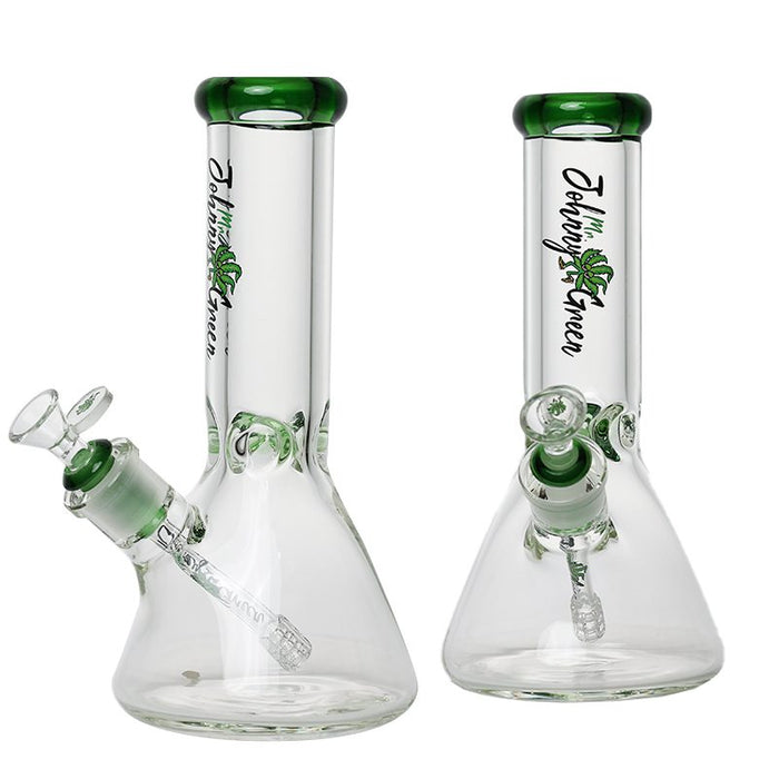 Johnny Green - 10″ 9mm Beaker w/ Elephant Joint and Grid Percolator Slide