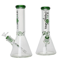Johnny Green - 12″ 9mm Beaker w/ Elephant Joint and Grid Percolator Slide