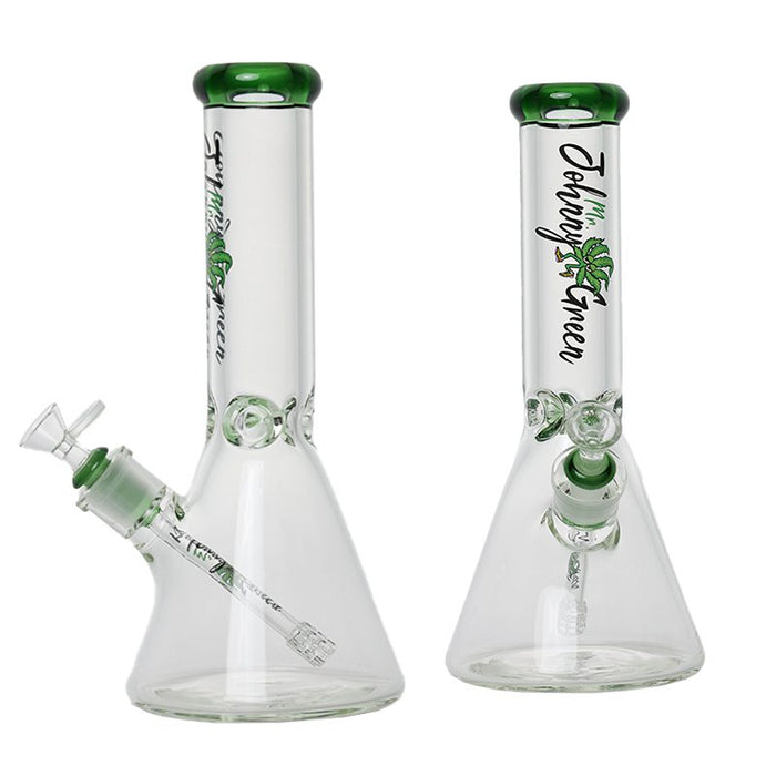 Johnny Green - 12″ 9mm Beaker w/ Elephant Joint and Grid Percolator Slide