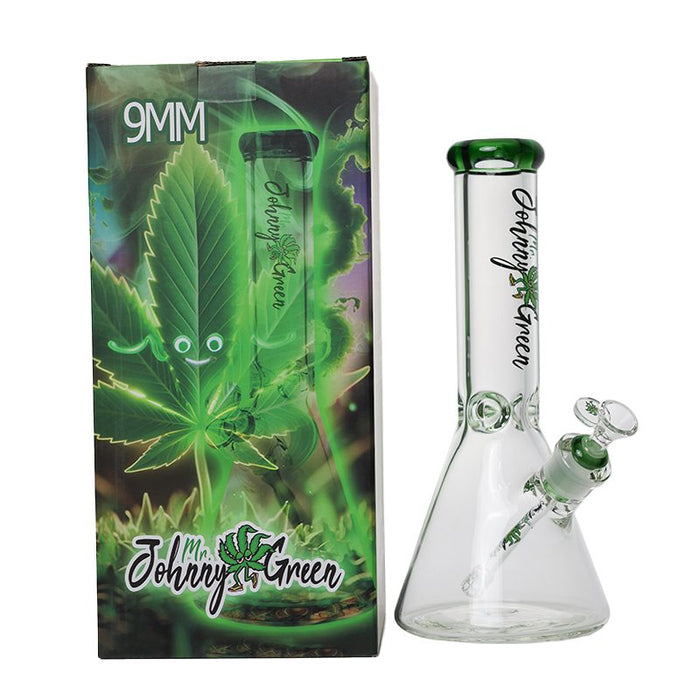 Johnny Green - 12″ 9mm Beaker w/ Elephant Joint and Grid Percolator Slide