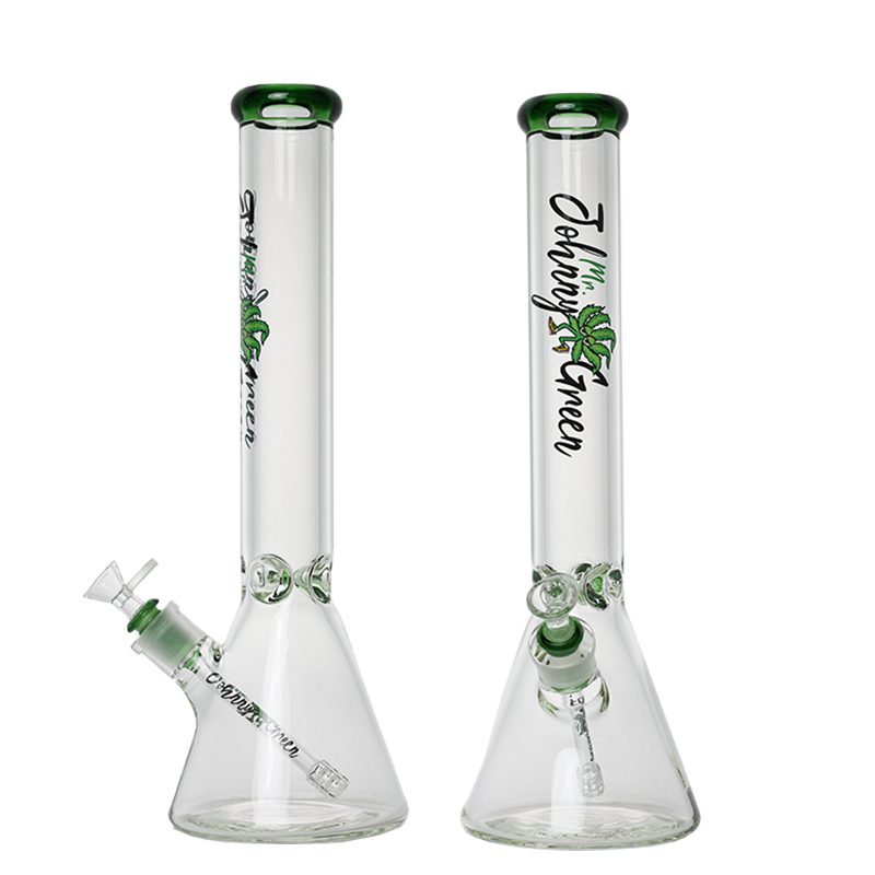 Johnny Green - 16″ 9mm Beaker w/ Elephant Joint and Grid Percolator Slide