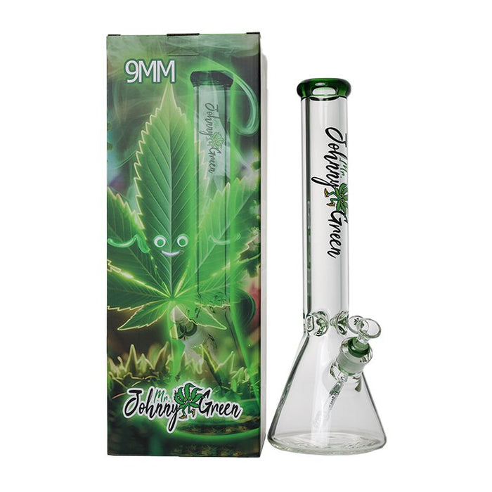 Johnny Green - 16″ 9mm Beaker w/ Elephant Joint and Grid Percolator Slide