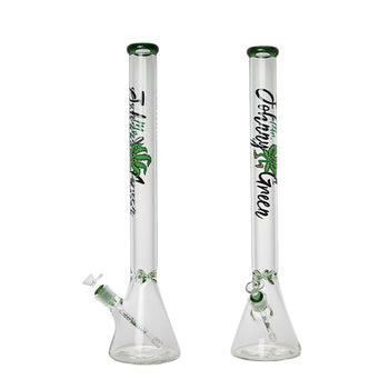 Johnny Green - 24″ 9mm Beaker w/ Elephant Joint and Grid Percolator Slide